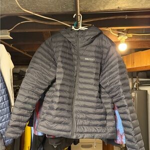 Marmot Black Echo Hoody Jacket sz L